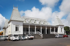 "Town hall (HA'tel de ville) in Curepipe, Mauritius. Typical example of the traditional Creole colonial architecture. See my other photos from Mauritius: :"