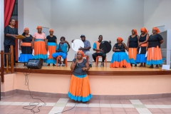 Group Sega Tambour Chagos with lead singer Mimose Furcy