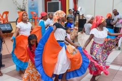The youth joining in the performance; transmission